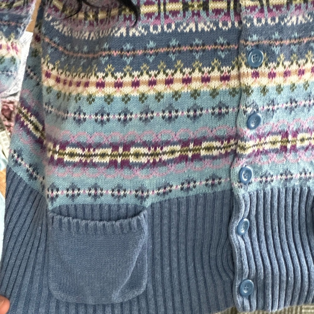 Tiara Multicolor Patterned Cardigan - Picture 2 of 8